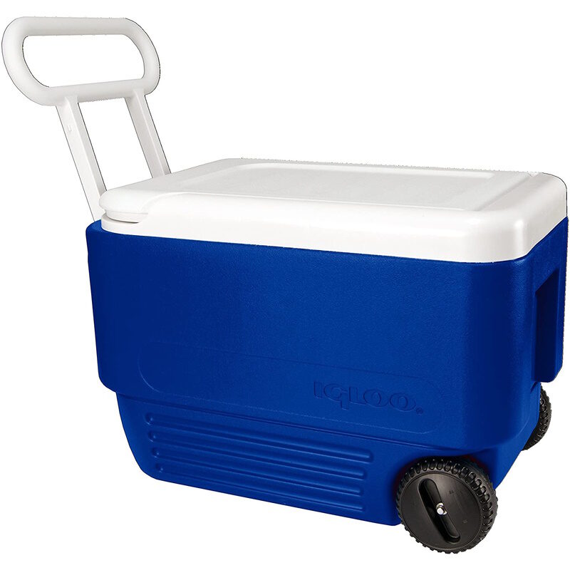 IGLOO Cooler With Wheels Wheelie Cooler 38qt