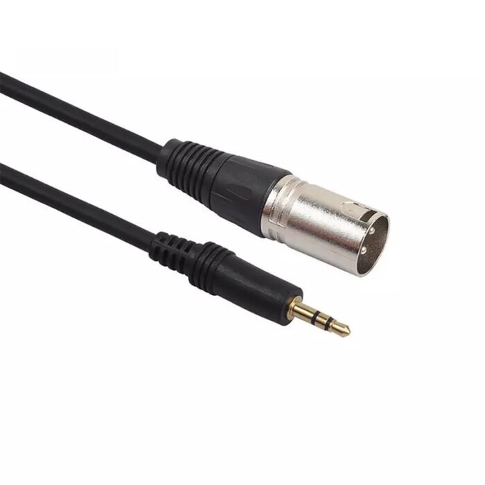 XLR male to 3.5mm stereo plug cable