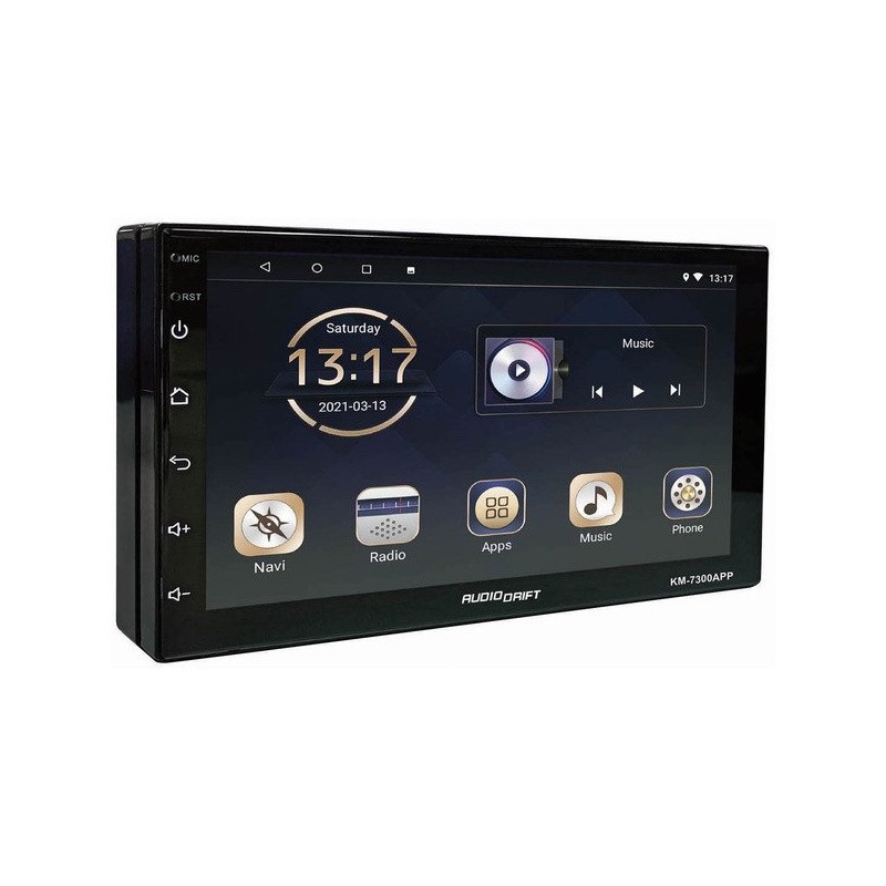 AudioDrift 7 inch Double Din Mechless Car Stereo Receiver auto