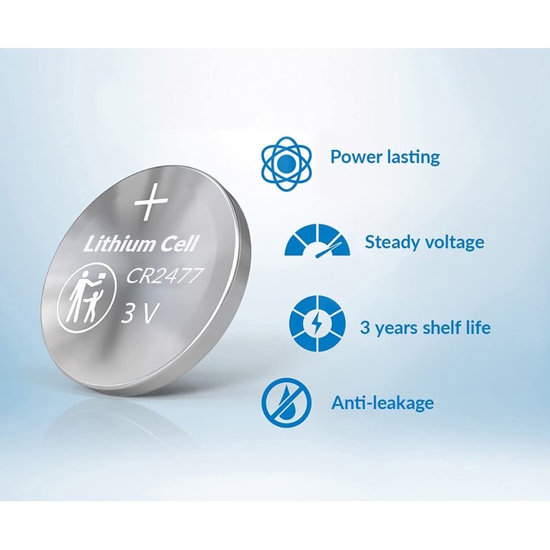 CR2477 Lithium coin cell Battery