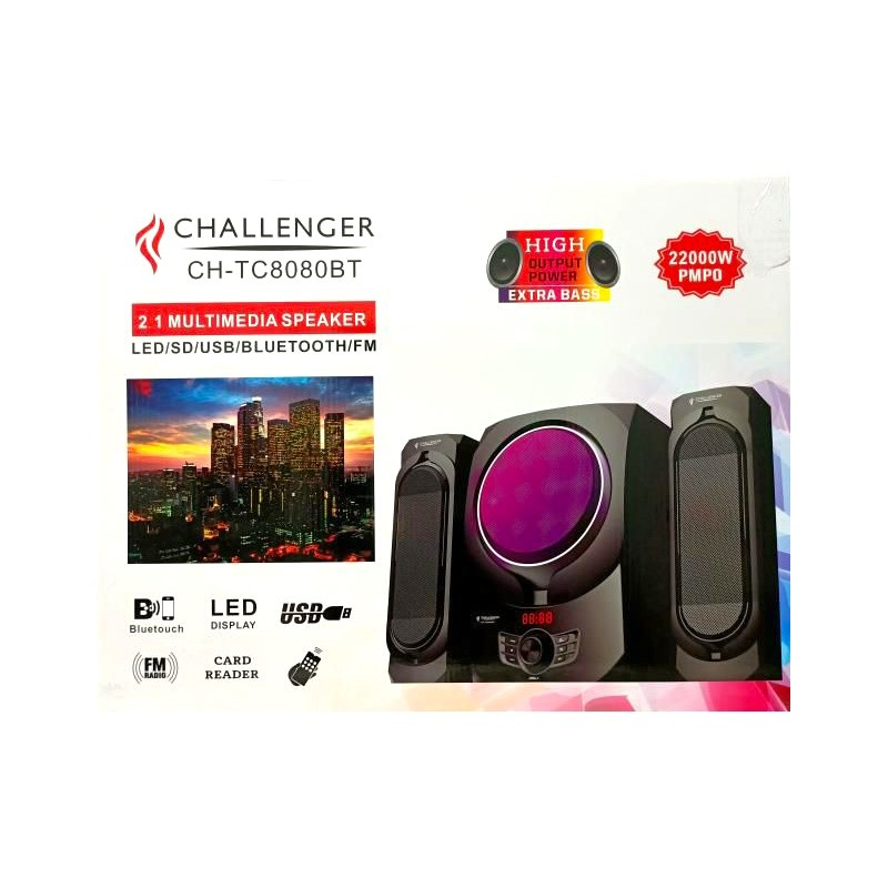 Challenger Home Surround Sound System Bluetooth 2.1 Multimedia 