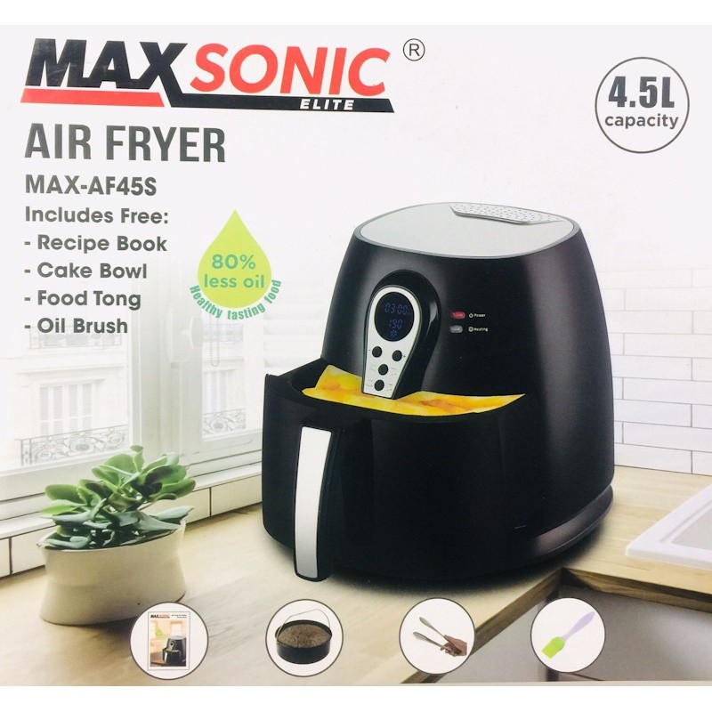 Maxsonic Air Fryer 4.5L max af45s