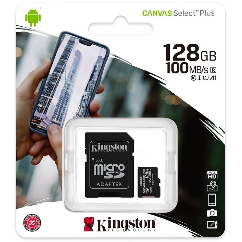 Kingston Memory Card 128GB Micro SD