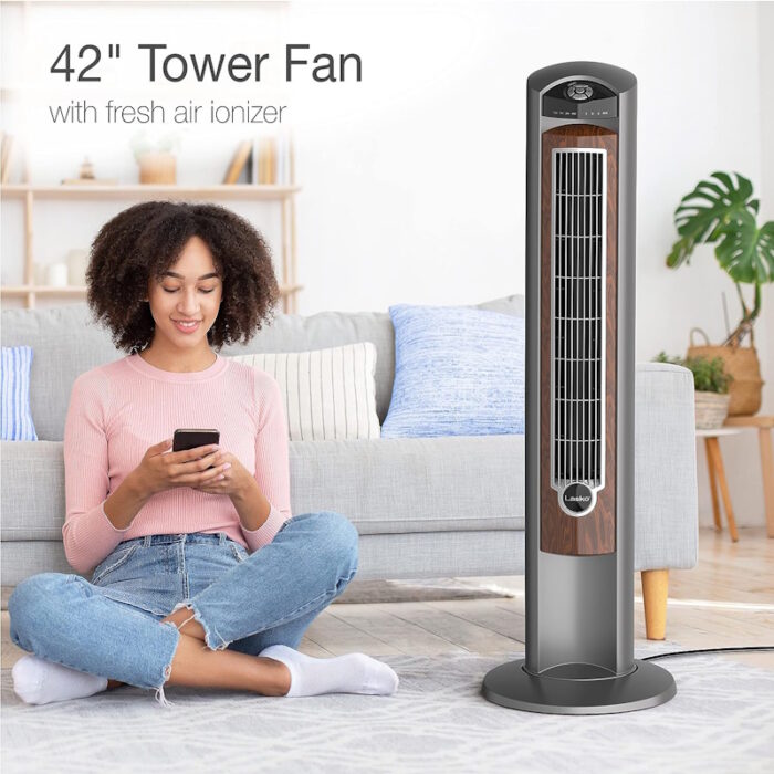 LASKO Tower Fan 42 in Wind Curve