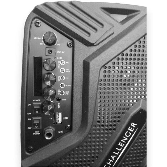 challenger bluetooth aux powered speakers