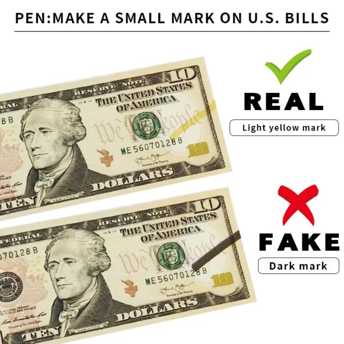 counterfeit money maker pen USD America dollars