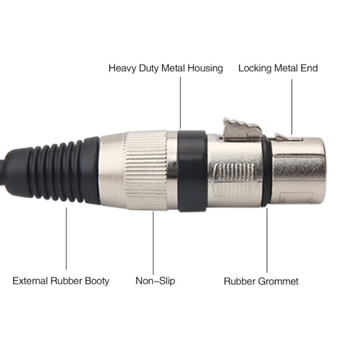 xlr jack dimension