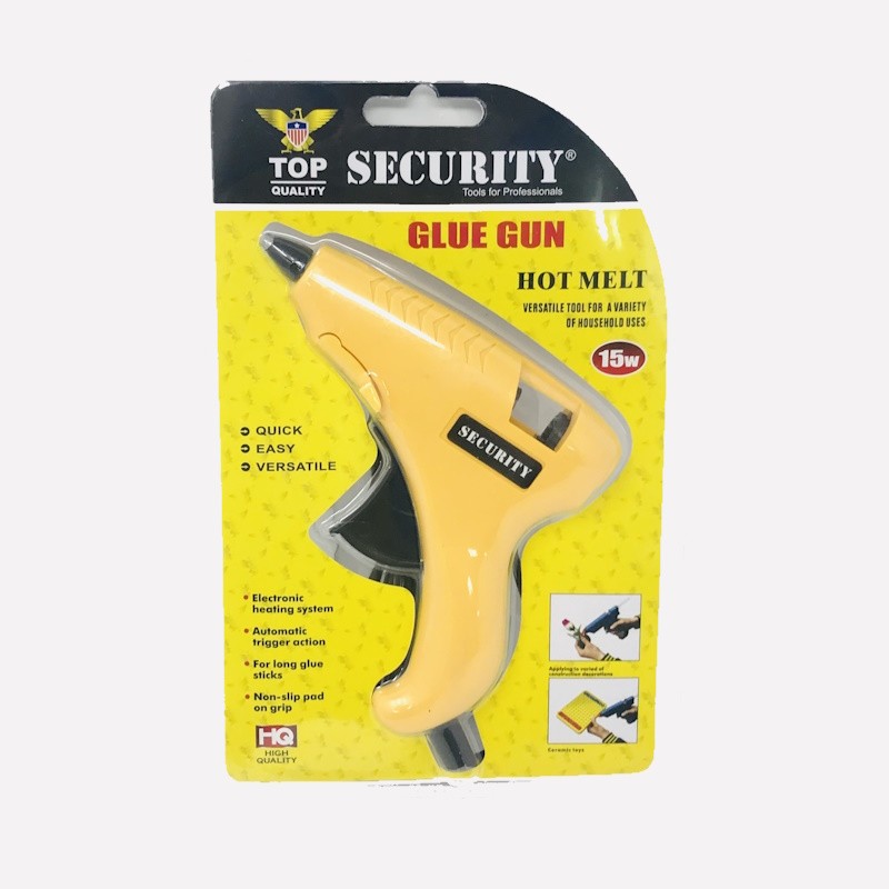 Security Glue Gun 15W HOT GG-SN138 with glue sticks