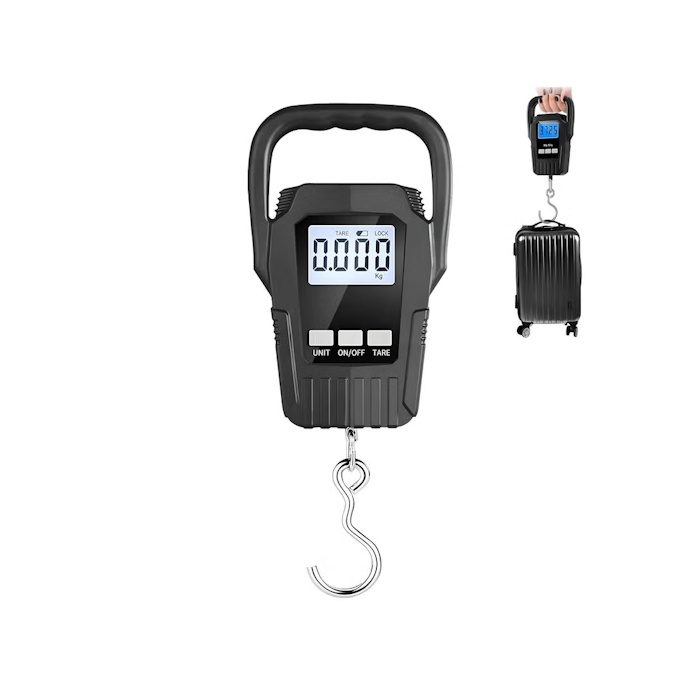 FF1976 Portable Digital Hanging Scale with Backlit LCD