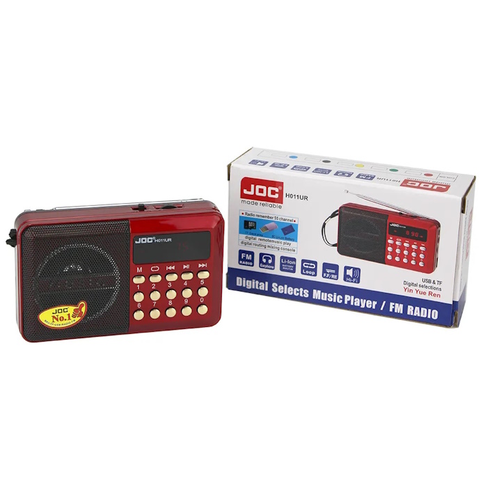 JOC H011UR mini small portable fm usb memory card mp3