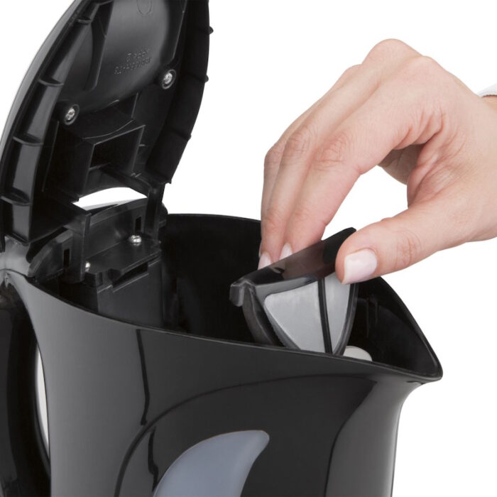 proctor silex 1.7 liter electric kettle with removeable filter