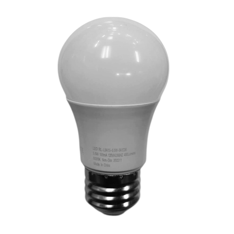 radiant lite A15 5.5W appliance led bulb refrigerator bulb fridge bulb