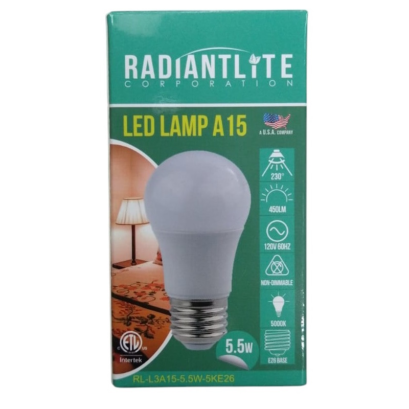radiant lite led lamp A15 led refrigerator bulb replacement appliance bulb fridge bulb