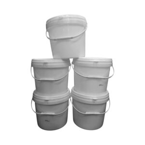 White Ice Cream Storage Bucket with Lid and Handle, 11L [USED] - L.C ...