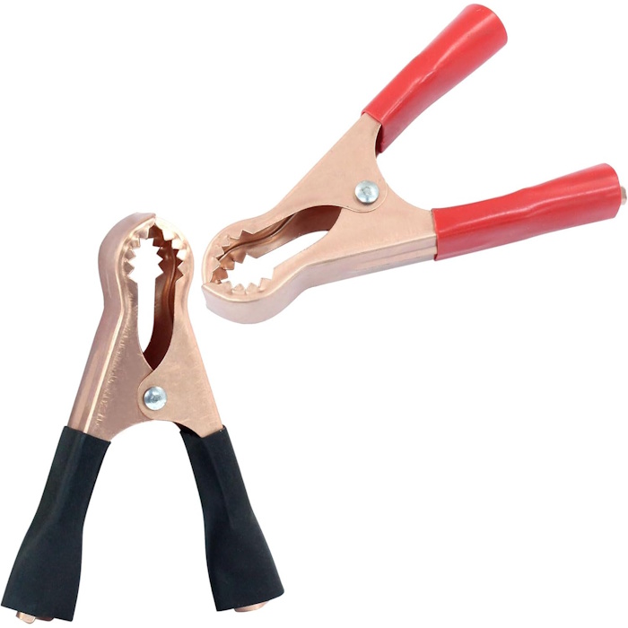 Insulated Alligator Clips, 50A Heavy Duty Alligator Clamps Electrical Battery Crocodile Clamps for Car Truck Vehicle Boat Battery