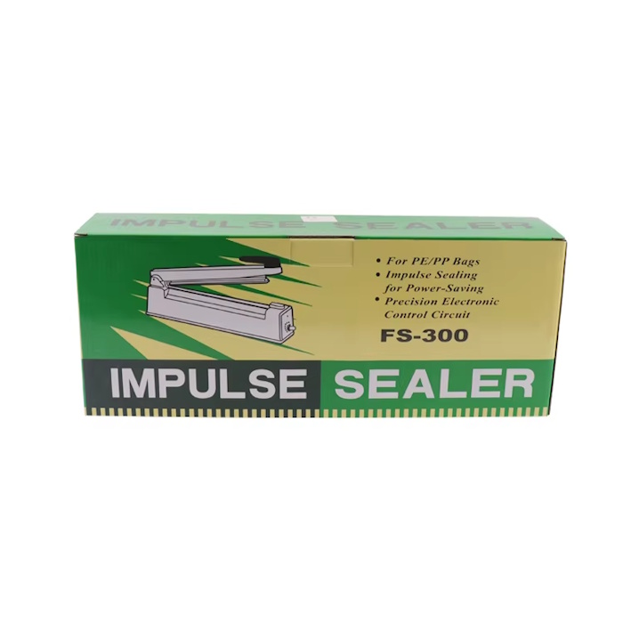 Impulse plastic bag sealer machine, FS-300 12-inch