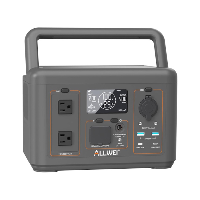 ALLWEI solar generator 500W