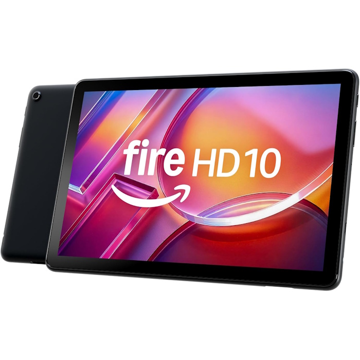 Amazon Fire HD 10 tablet, built for relaxation, 10 inches vibrant Full HD screen, octa-core processor, 3 GB RAM, 32 GB, Black
