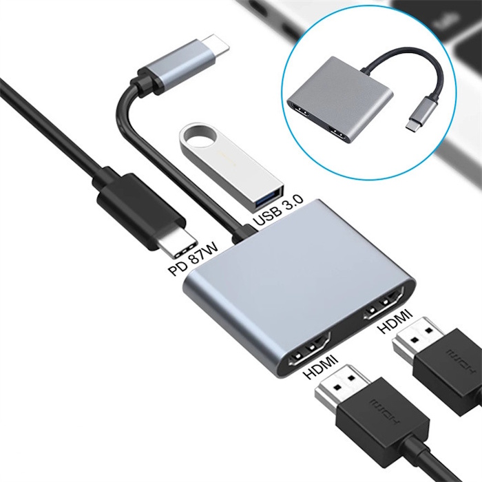 Type-c to HDMI USB 3.0 PD