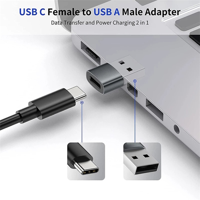 USB C Female to USB A Male Adapter USB Type C to USB C Adapter