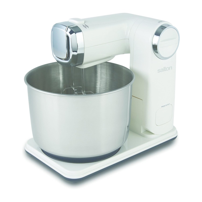 Salton Foldable Stand Mixer, White