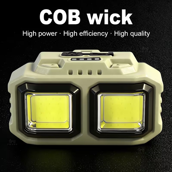 Adjustable Headband, Floodlight, IP44, 4 Modes for Outdoor Camping Running Hiking Fishing Turtle watching
