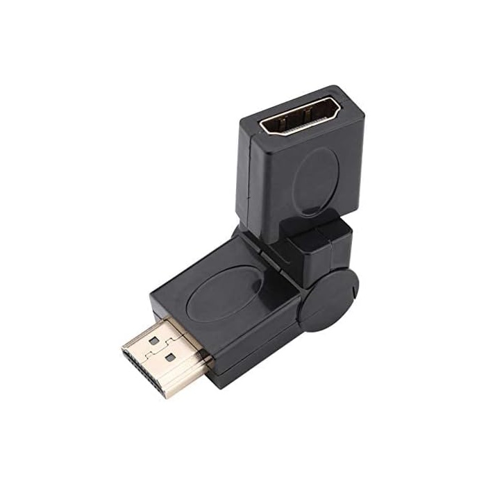 Rotation Swivel HDMI Male to HDMI Female Adjustable Adapter Converter for HDMI Player