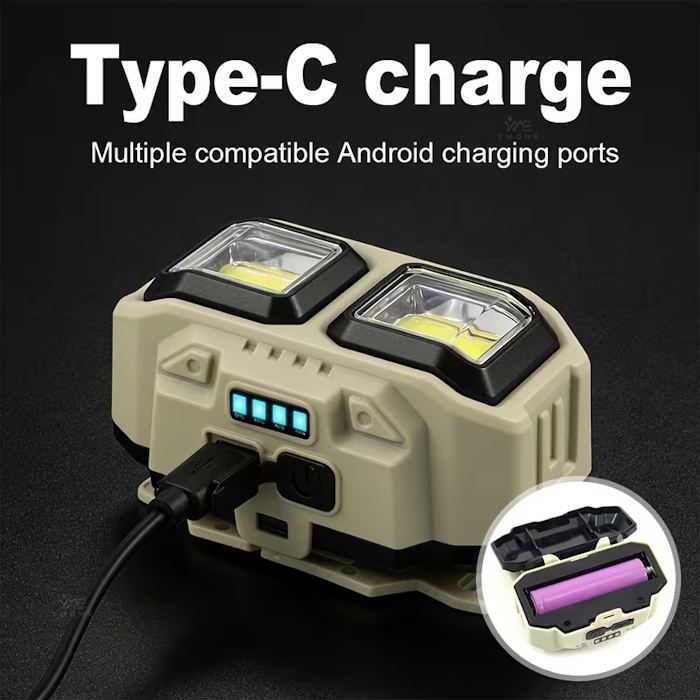rechargeable LED headlamp headlight